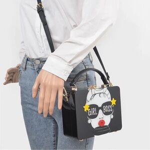Girl Boss Acrylic Box Clutch